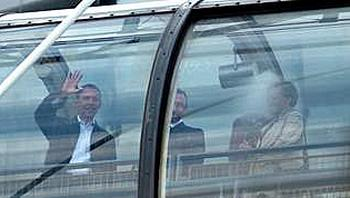 Visite du Président des Etats-Unis d'Amérique et de Madame Barack Obama au Centre Pompidou