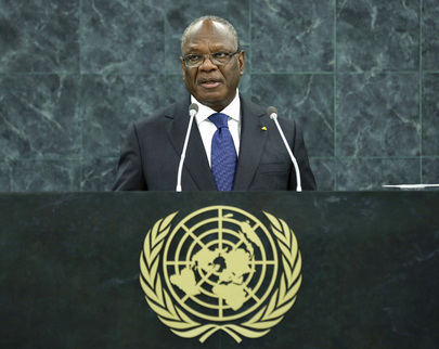 M. Ibrahim Boubacar Keïta, Président de la République du Mali à la tibune des Nations Unies, 27.09.2013
