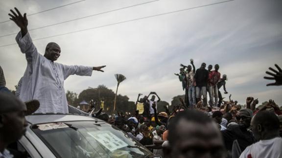 Adama Barrow, vainqueur de la présidentielle gambienne