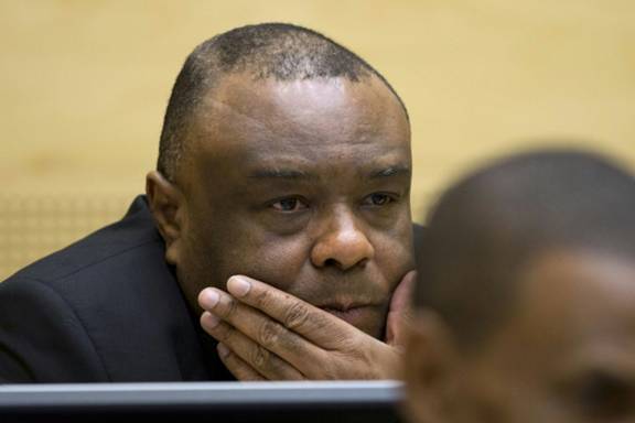 L'ancien vice-prsident congolais Jean-Pierre Bemba, le 29 septembre 2015  la CPI  La Haye, aux Pays-Bas