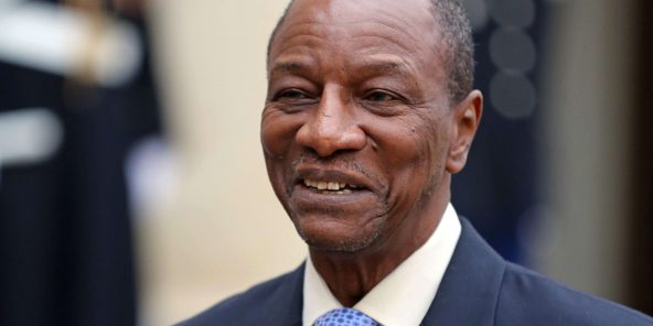 Le président guinéen, Alpha Condé