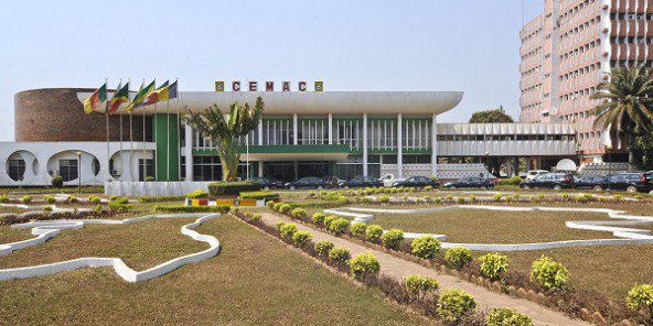 Siège de la Communauté économique et monétaire d'Afrique centrale (CEMAC), à Bangui (République Centrafricaine - RCA).