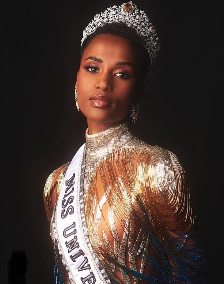 Zozibini Tunzi, Miss Afrique du Sud, Miss Univers 2019