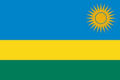 le drapeau du Rwanda depuis le 25 oct 2001