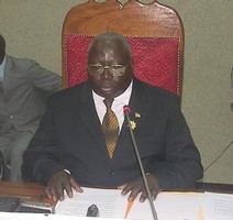 Clestin Leroy GAOMBALET, Prsident de l'Assemble nationale centrafricaine